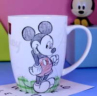 400ml disney mickey minnie water cup love couple ceramic mugs milk coffee tea mug home office collection cup valentines day gift