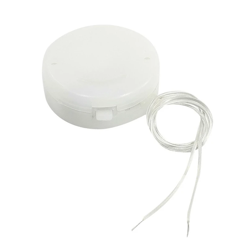 Верхний Белый свинцовый кабель CR2032 CR2035 держатель для аккумулятора с монетным