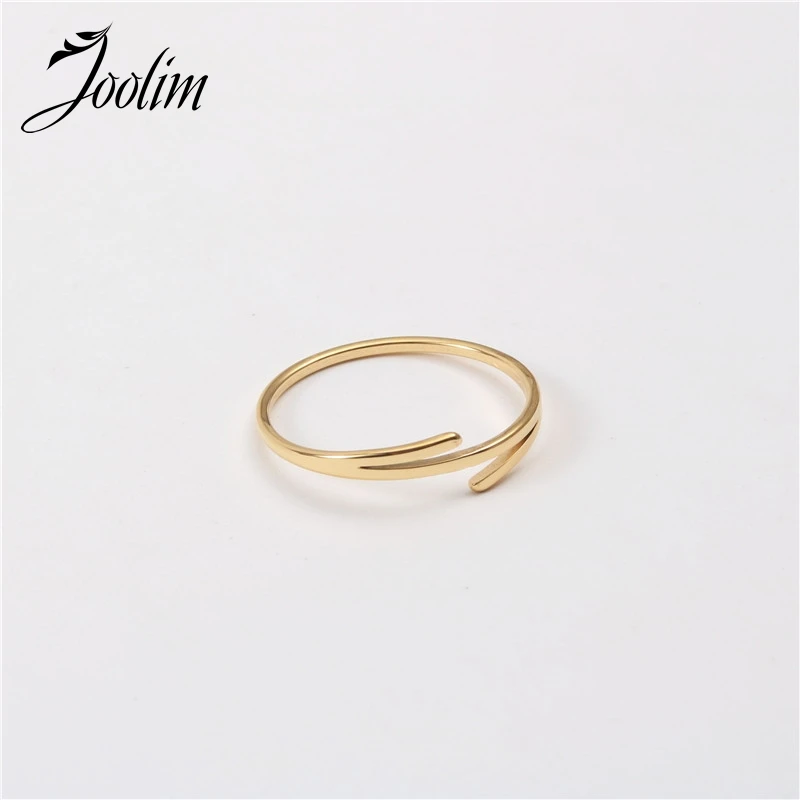 

Joolim High End PVD Fine Enterable Rings for Women Stainless Steel Jewelry Wholesale