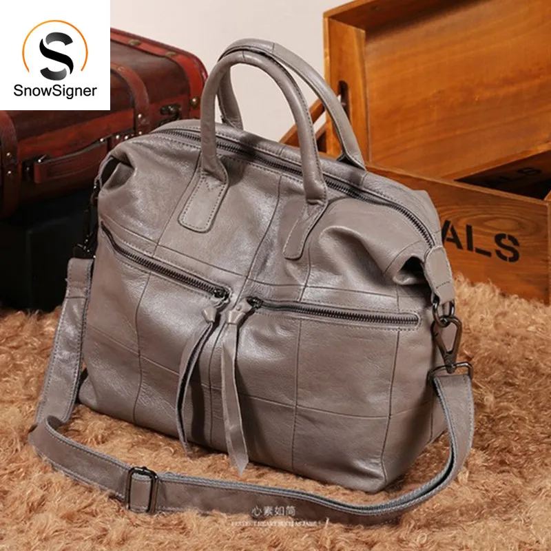 Женская сумка с кисточками из 100% воловьей кожи для повседневного