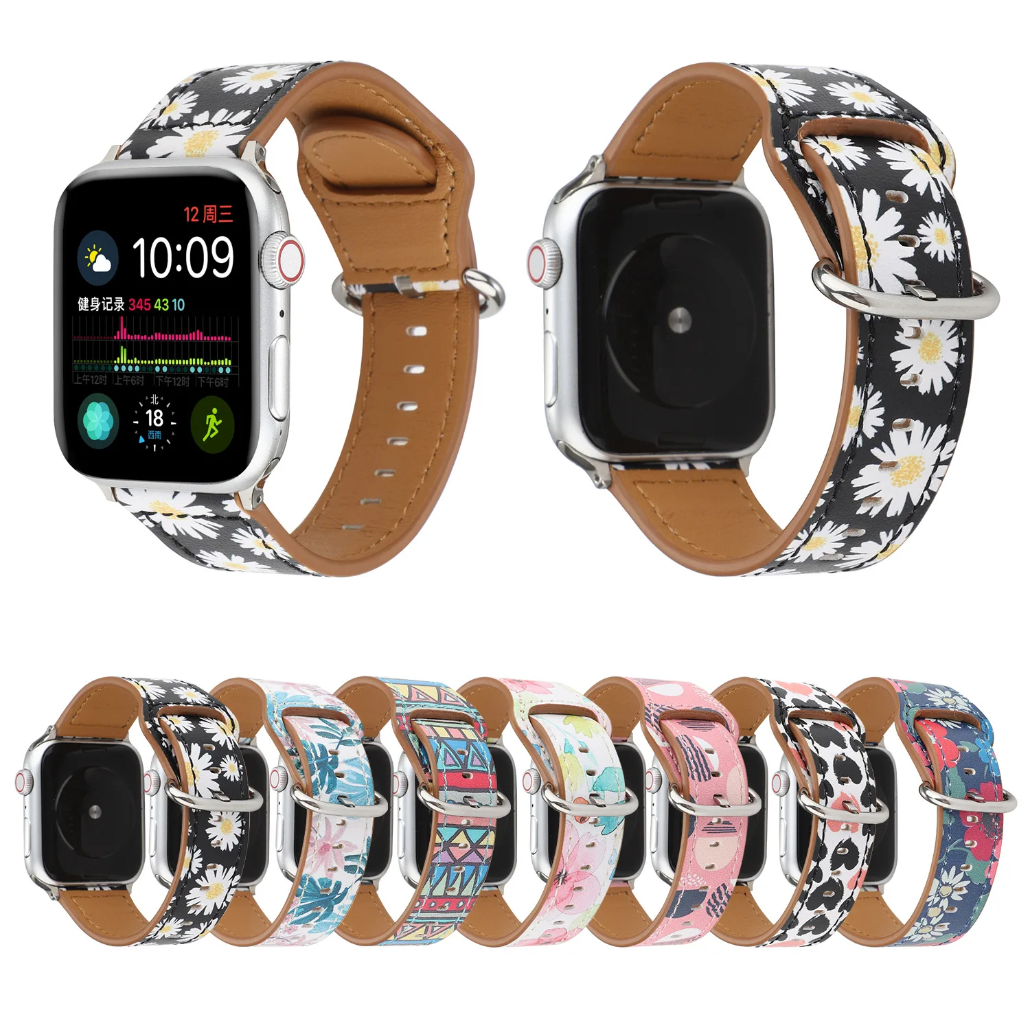 2020 для Apple Watch ремешок классическая печать серии IWatch оптом Watch|Ремешки часов| |
