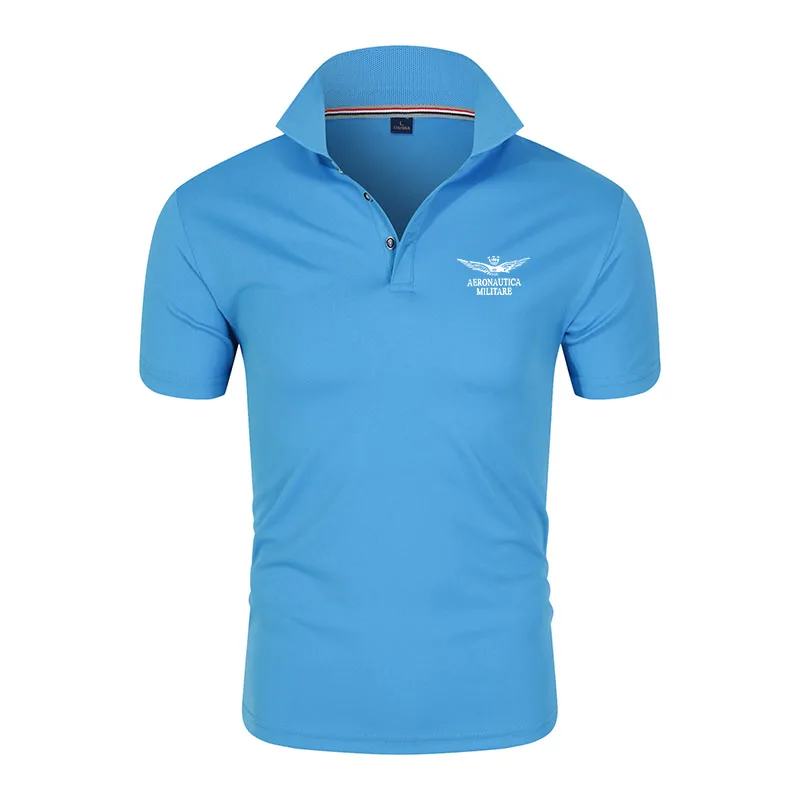 

Рубашка-поло мужская с коротким рукавом, хлопок, Повседневная модная, брендовая одежда, лето