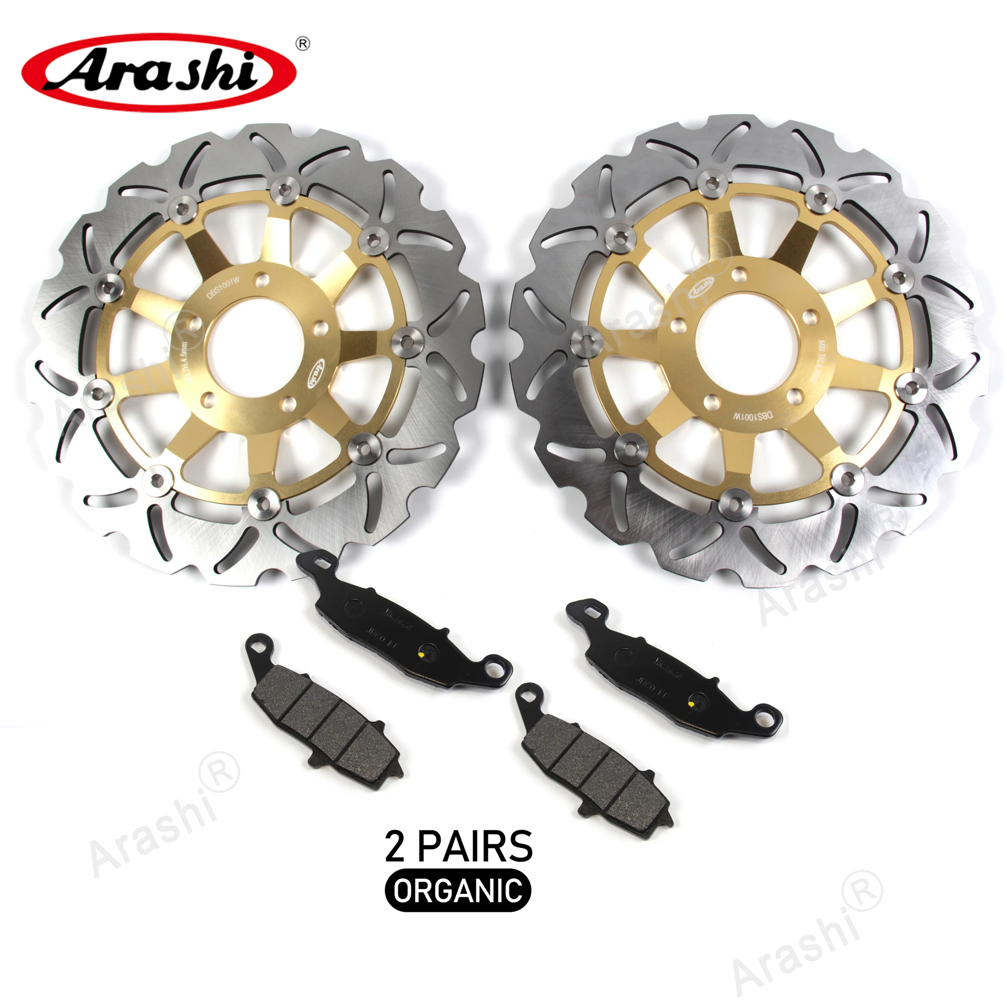 ARASHI CNC передние тормозные роторы дисковые Тормозные колодки для SUZUKI GSF BANDIT / S 600 2000