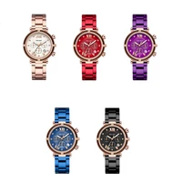 women watches luxury woman watch stainless steel material rose gold clock auto date calendar round quartz wristwatches top watch