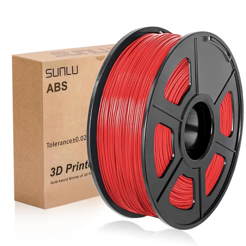 

ABS Filament 1kg 1.75mm 3D Printer Printing Material Diameter Tolerance +/-0.02mm Good Strength Eco-friendly 100% No Bubble 395m
