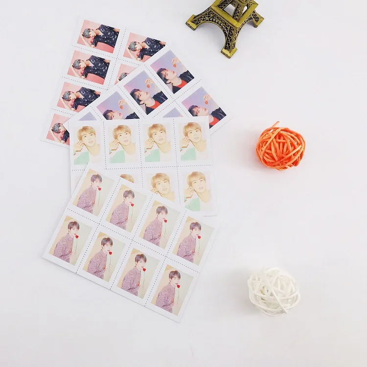 4 шт./компл. v jungkook rm suga jin jhope jimin один дюйм маленького размера карты подарок