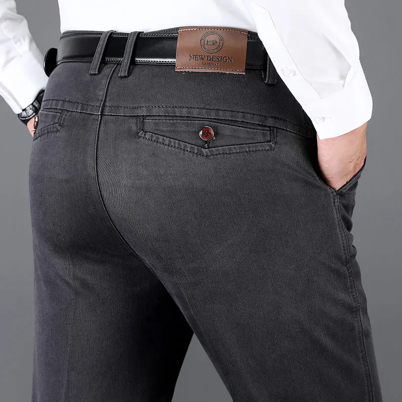 

Jeans New 2021 Jean Mens Men'S Classic Luxurys Pants Denim Biker Luxe Pant Slim Fit Baggy Straight Trousers Designer
