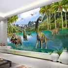 Пользовательские фото обои 3D стерео животные динозавры нетканые настенные картины гостиная диван спальня большие настенные фрески обои