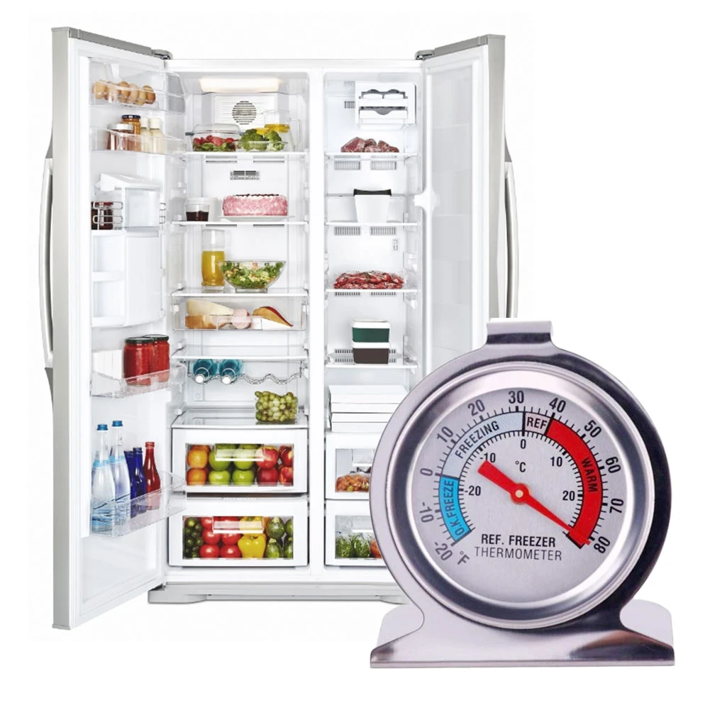 Холодильник морозильник термометр из нержавеющей стали тип циферблата