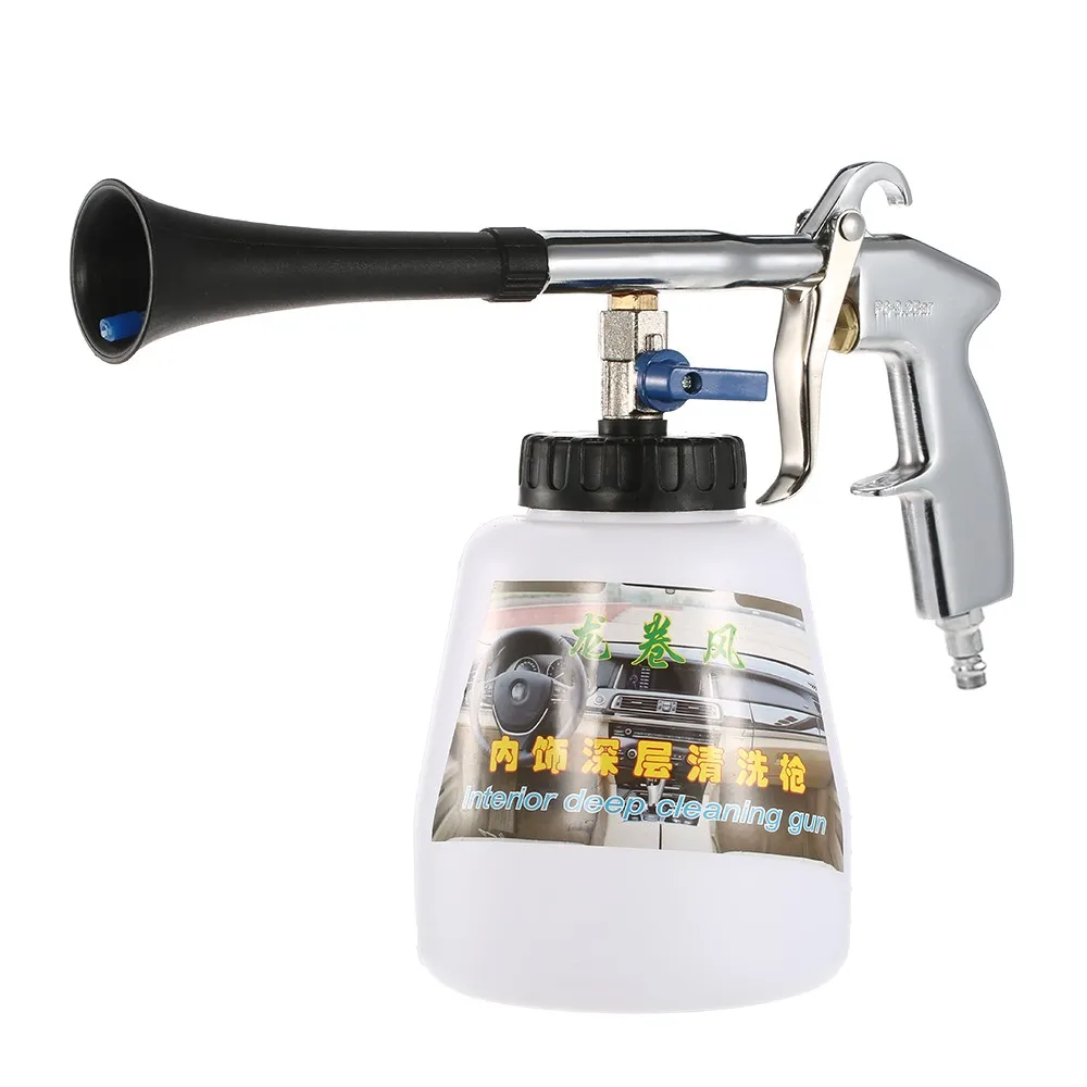 Купить Бесплатная доставка, автомойка высокого давления для Tornador, портативная, для интерьера, зеркальная мойка, уход за кабиной с щеткой, воздушное...