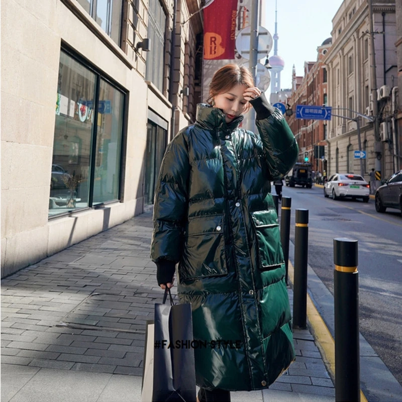 Женская теплая парка с капюшоном модная зимняя на меху 2019 | одежда