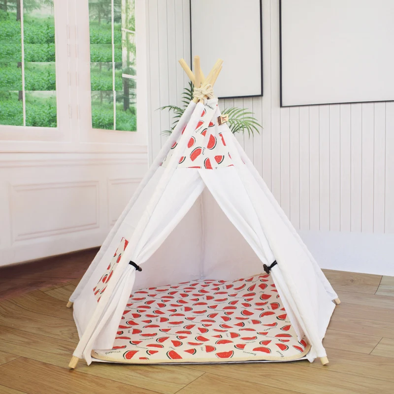 Вигвам для собак/кошек подстилка дома моющийся переносной всесезонный прожектор