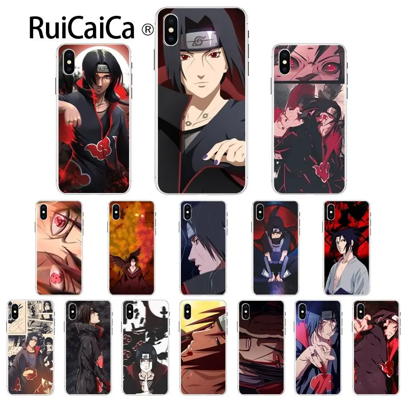 Ruicaica Итачи Учиха из “Наруто” Прозрачный Мягкий ТПУ силиконовый чехол для