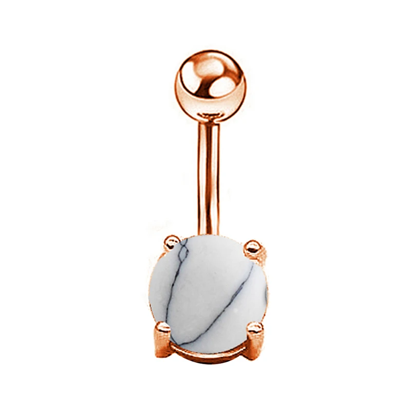 1/6 для интимной гигиены золото ювелирное изделие тела Pircing с имитацией опала