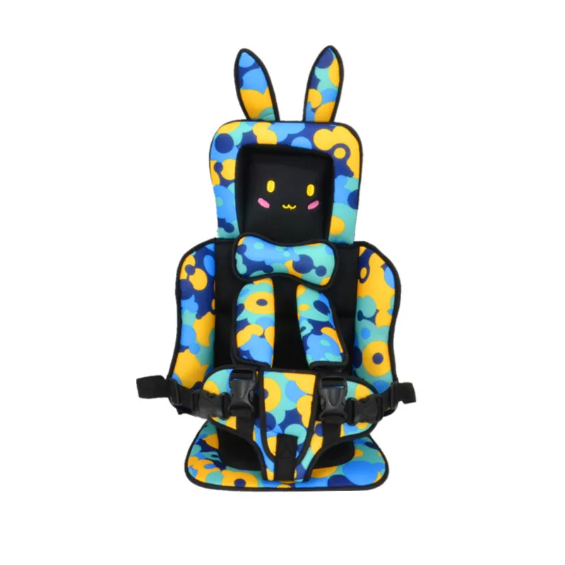 Rabbit style Детское безопасное сиденье, портативное, регулируемая, защита, обновленная версия, уплотненная, губчатая коляска, аксессуары для детей, детские сиденья с ремнем - Цвет: Rabbit style