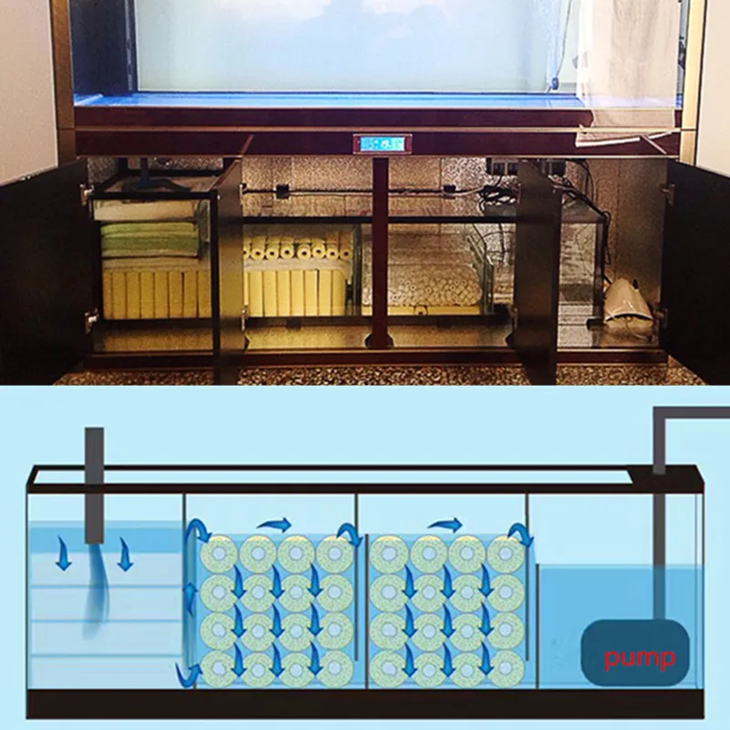 Желтый керамический био пористый фильтр биологические кольца аквариумный
