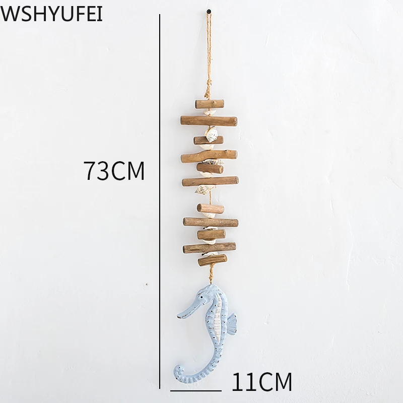 Новый стиль средиземноморская деревянная подвеска гостиная коридор детский сад