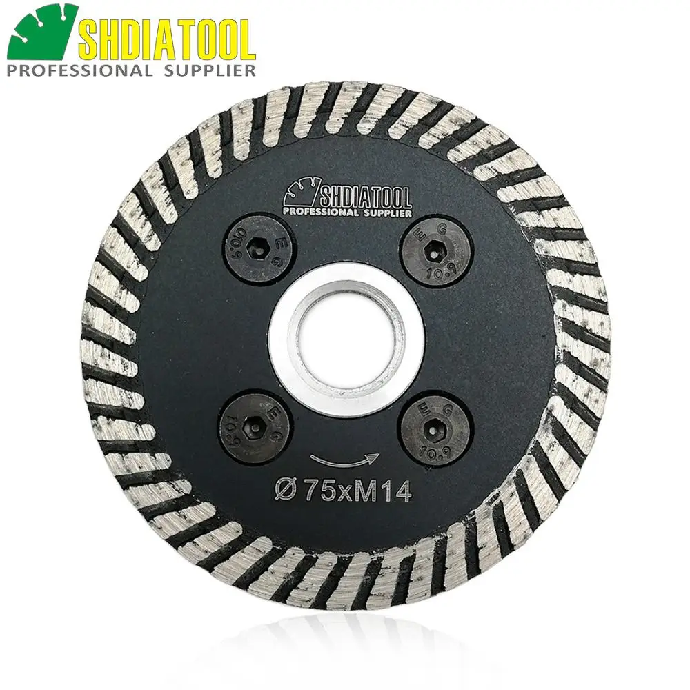 SHDIATOOL 2 шт. 75 мм Горячая прессованная мини турбоалмазный гравировальный пилы со