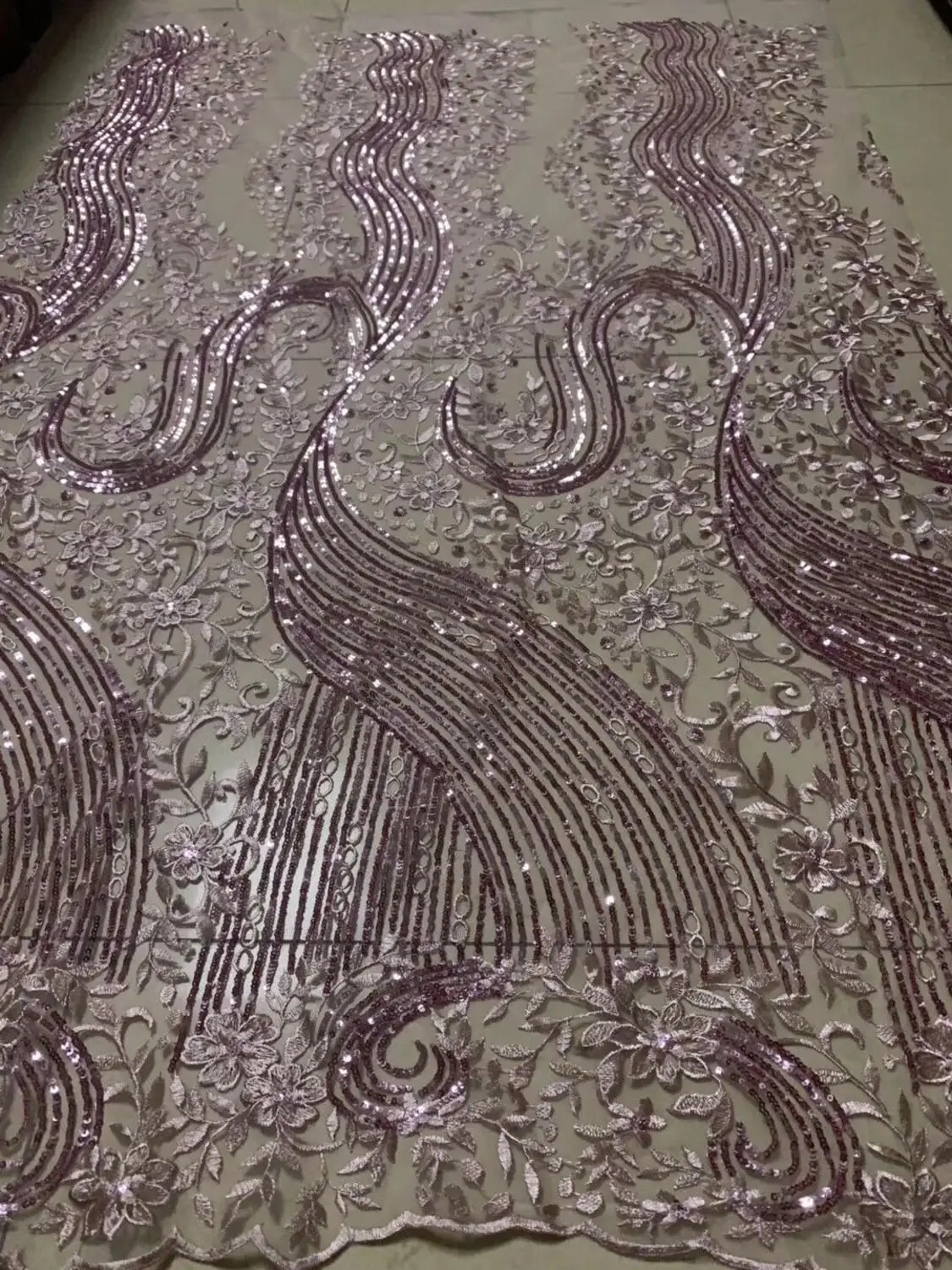 Последние блестки кружевная ткань 2019 синие нигерийские кружева высокого