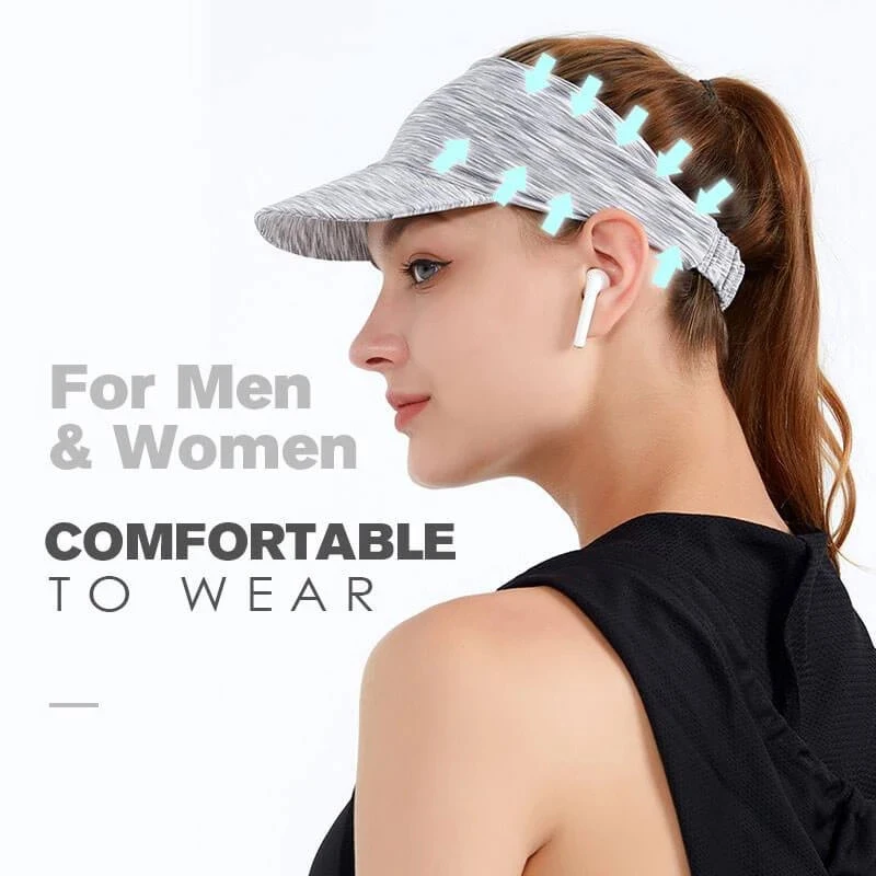 

2021 Sun Visor Hats Sun Protection Lightweight Breathable Elasticity Caps for Riding Hiking NOV99