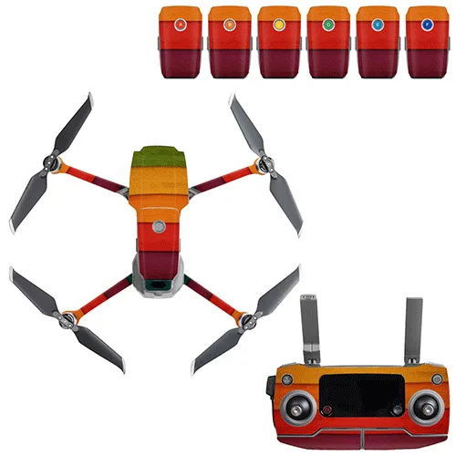 Граффити наклейка Skins Комплект для DJI Mavic 2 Drone Body sticker пустынный камуфляж наклейки аксессуары для кожи Mavic 2 PRO/Zoom