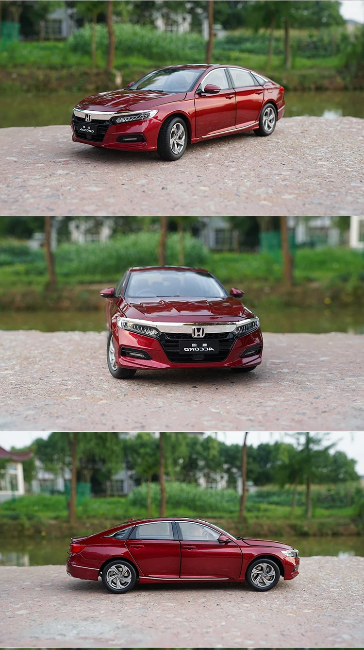 Exquisite gift 1:18 Guangqi Honda Tenth Generation Accord simulation metal car model,advanced alloy model car,free shipping