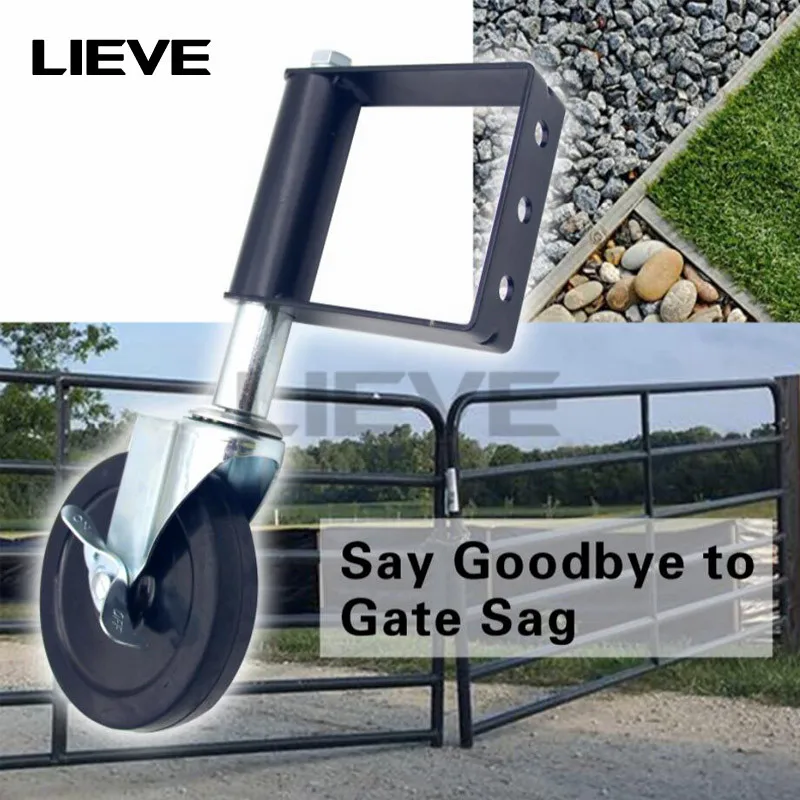 4/5 дюймовый сверхмощный резиновый беззвучный подпружиненный дверной Ролик