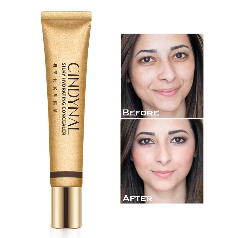 

1pcs Moisturizing Concealer Cream Long Lasting Brighten Whitening Liquid Foundation Face Contour Concealer Makeup Cosmetics