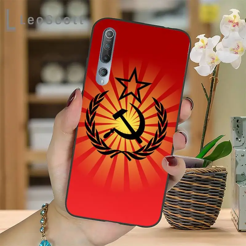 

Soviet Union USSR Grunge Flag Phone Case For Xiaomi Redmi 7 8 9t a3Pro 9se k20 mi8 max3 lite 9 note 9s 10 pro