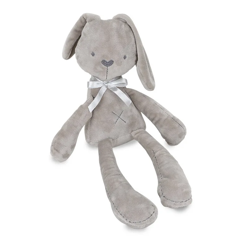 

40cm Pp Cotton Plush Toy Cute Long-footed Simulation Cartoons Rabbit Doll Baby Soothing Sleep Doll Children's Toy Gifts for Kids