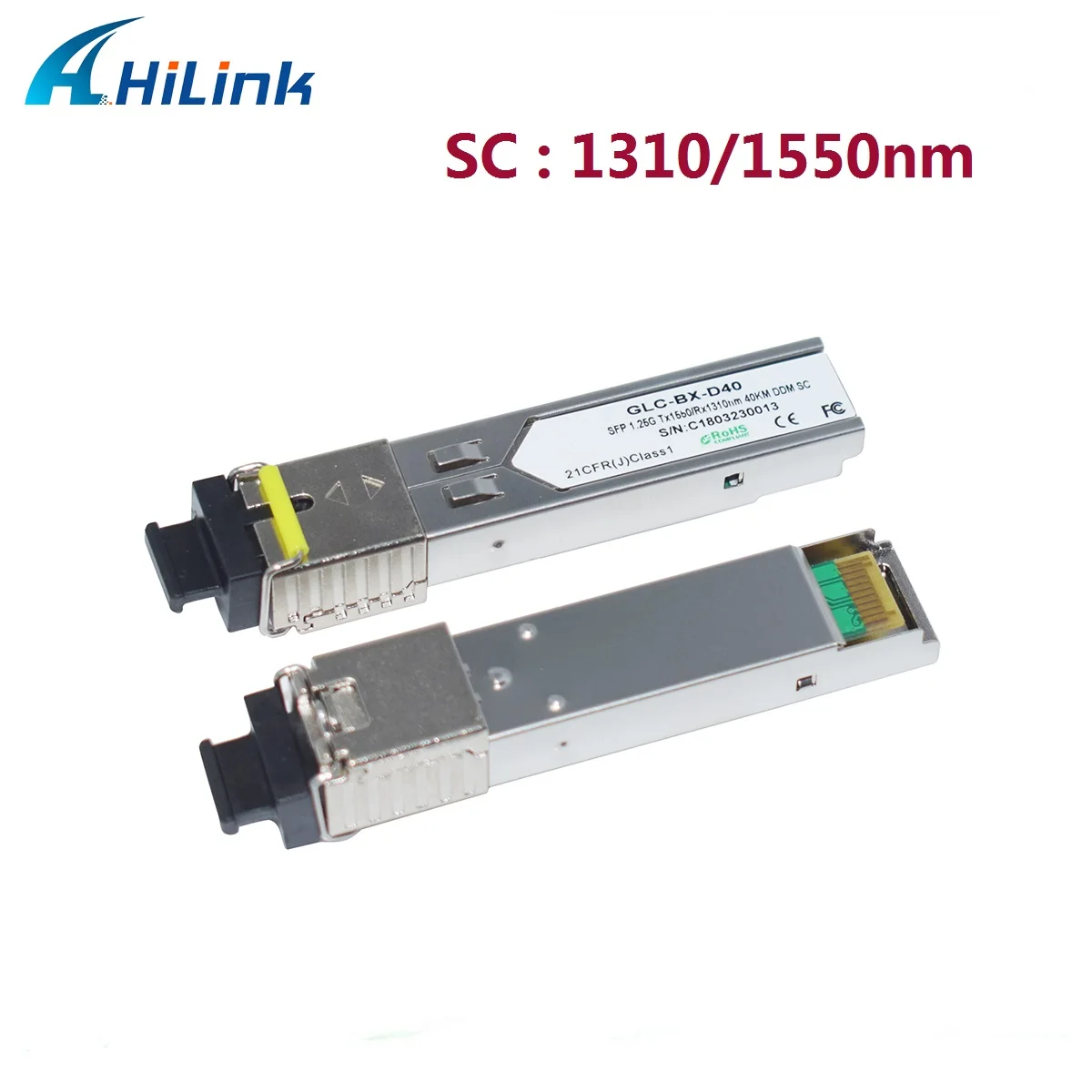 Волоконно-оптические Модули приемопередатчика 1 25G BiDi SFP 40 модуль частотной