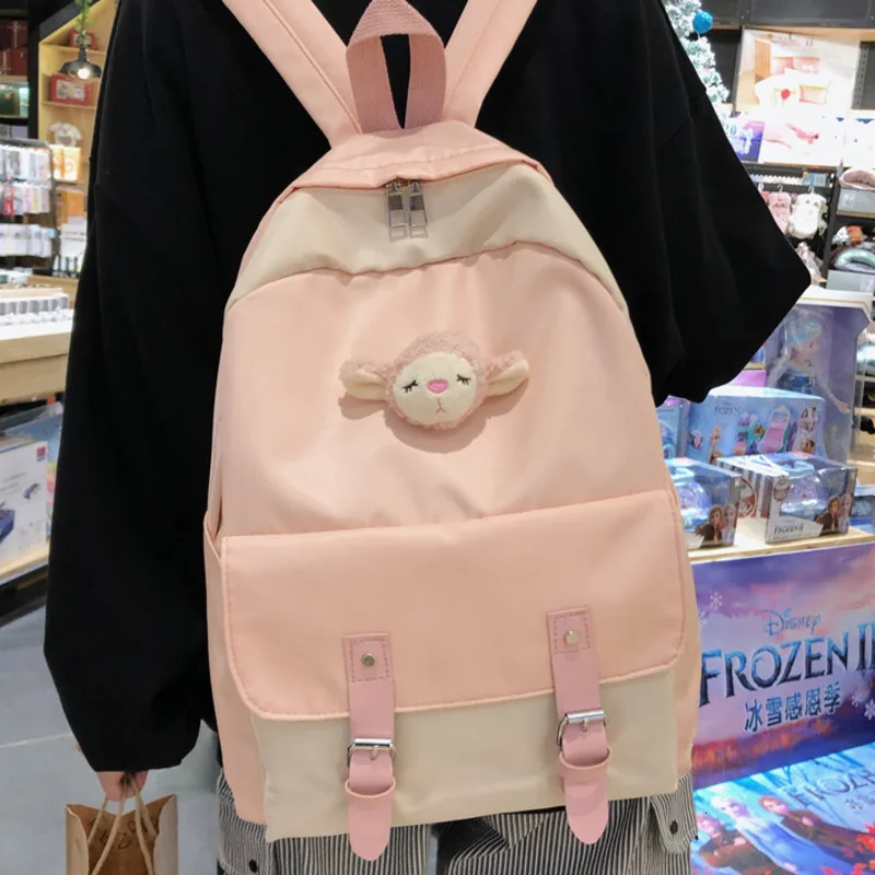 

Female Cute School Bag For Teenage Girls 2020 Nylon Travel Backpack Women Mochilas Sac A Dos Ladies Laptop Rucksack Men Bag Pack
