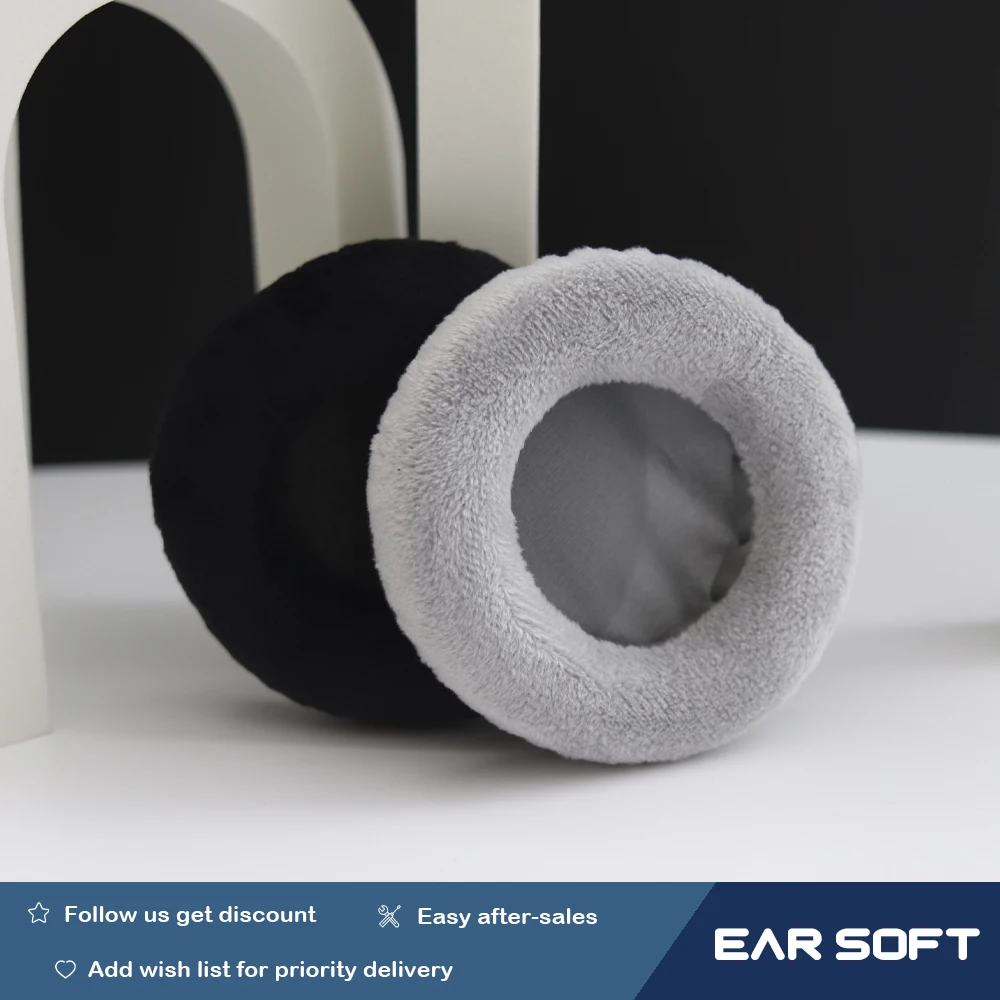 Earsoft Replacement Cushions for Pioneer HRM7 Headphones Cushion Velvet Ear Pads Headset Cover Earmuff Sleeve