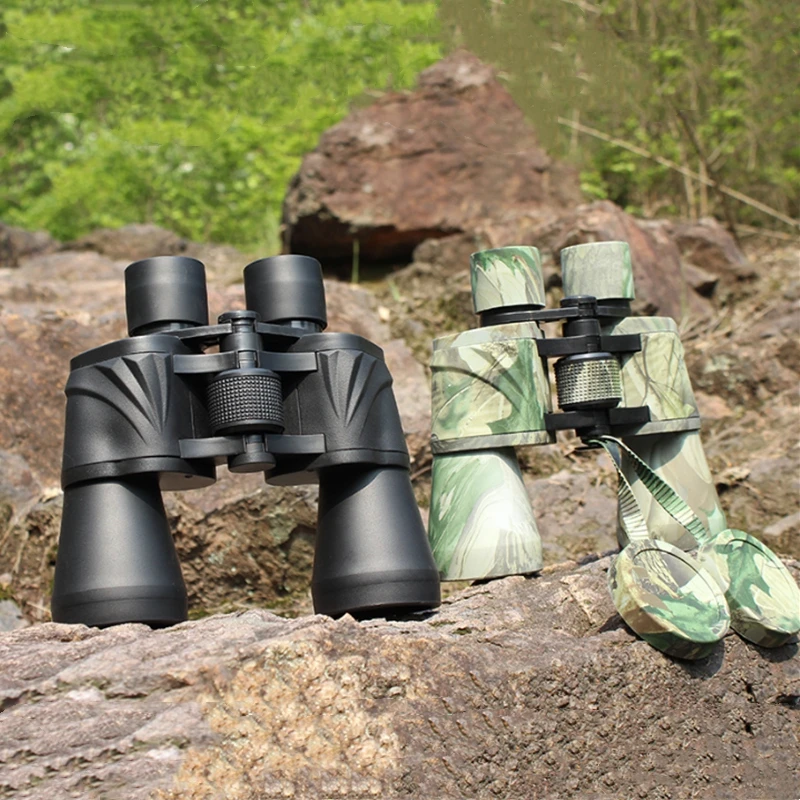 

Portable binoculars professional outdoor work travel binoculars 10X50 blue film 10 times fixed high power binoculars