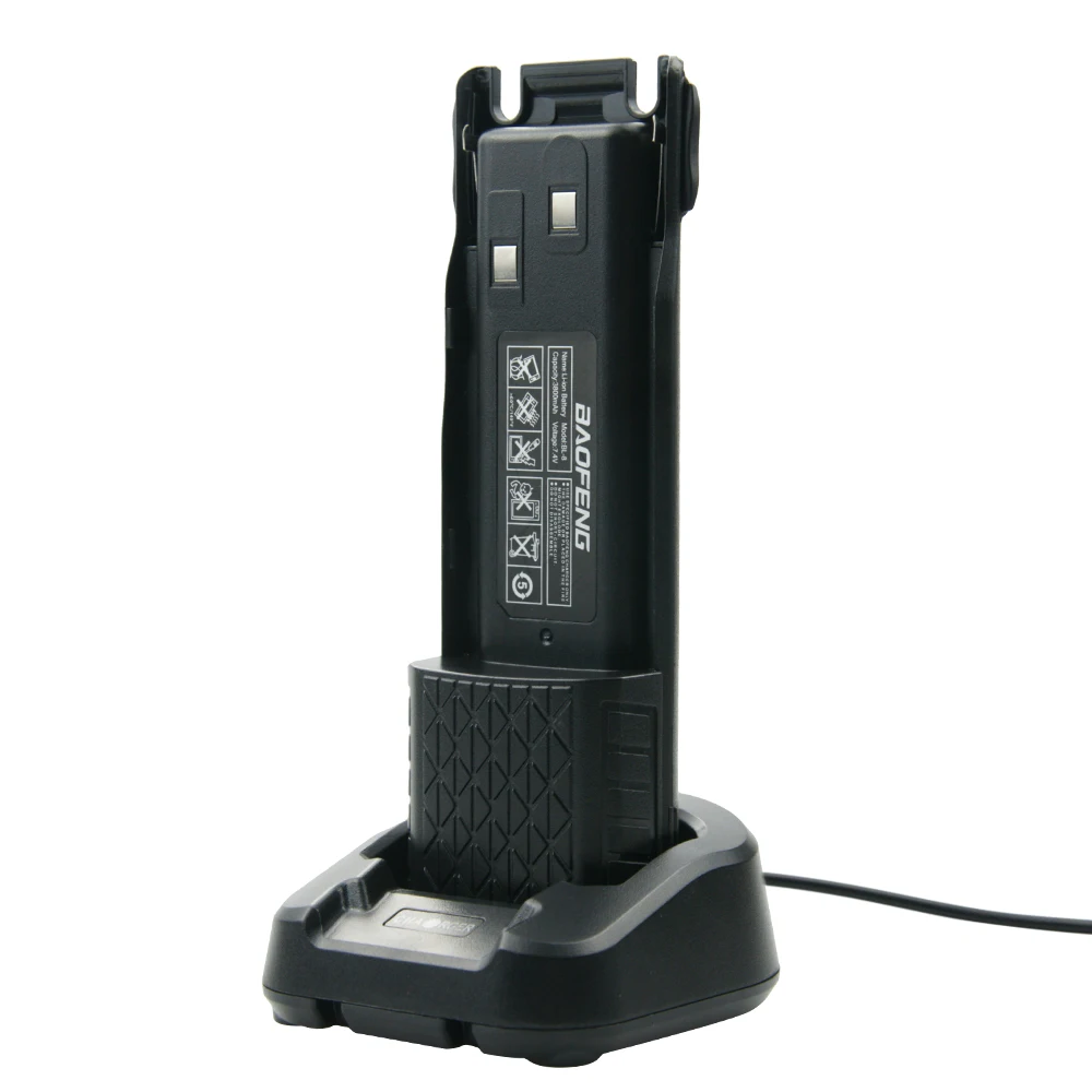 2X Baofeng Desktop Charger and Adapter for Baofeng UV-82 UV-82L UV-8D UV-82HP UV-82hx Walkie Talkie