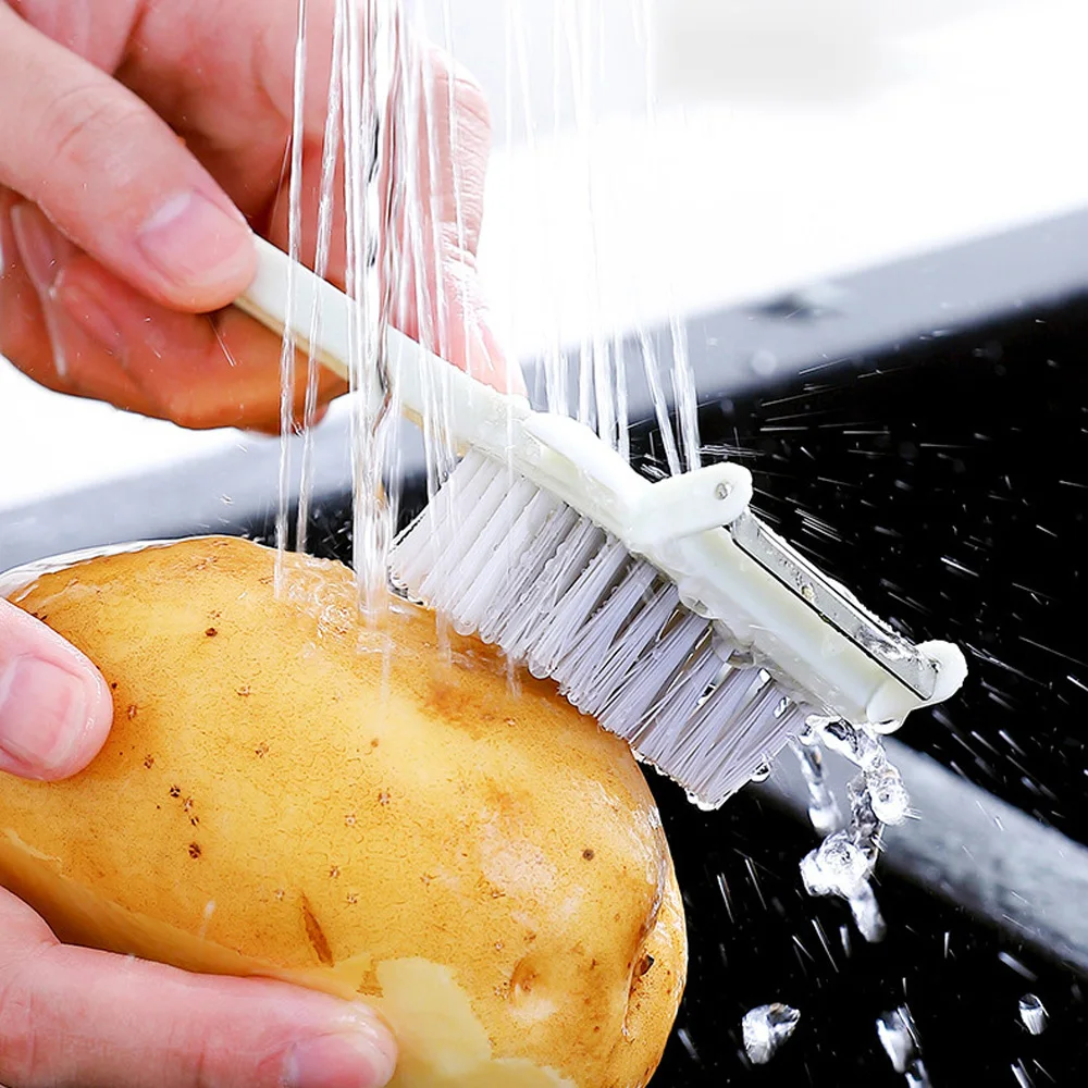 Многофункциональный для фруктов и овощей с кистью Пластик инструмент чистки