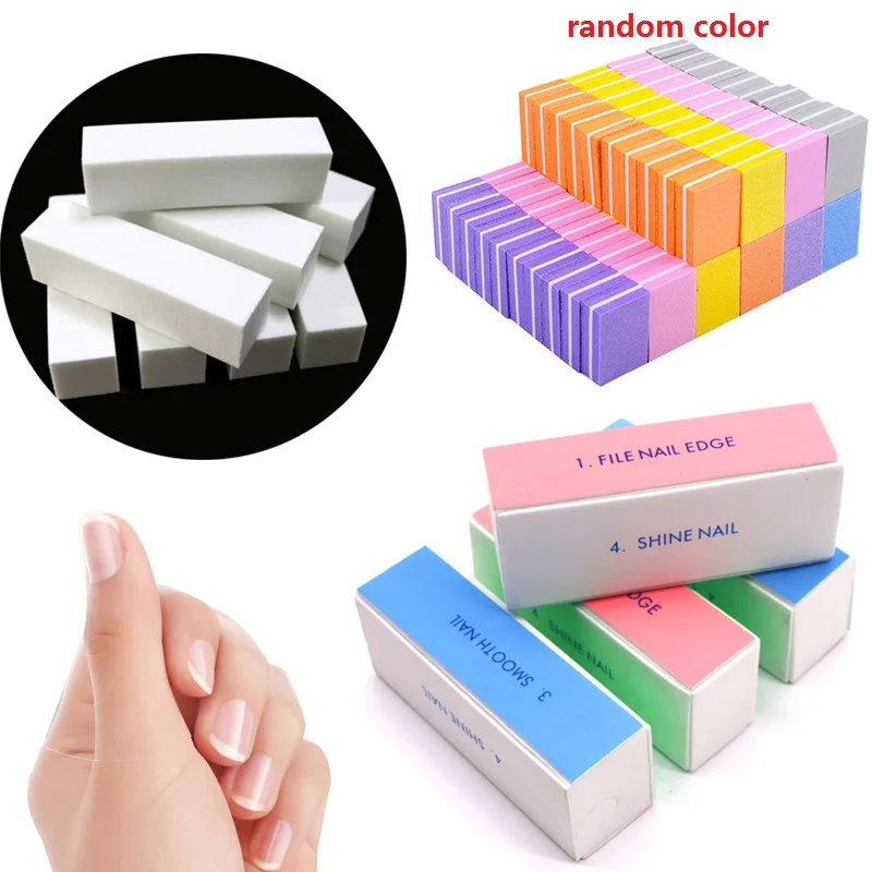 

150-30Pcs Nail File Buffer Mix Colorful Nail Art Design Sanding Block Buffing Grinding Polishing Block Pedicure Nail Art Tools