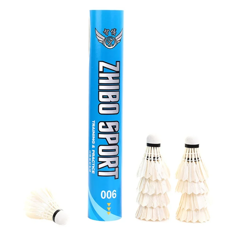 Прочные воланы для бадминтона с гусиными перьями аксессуары спорта на открытом