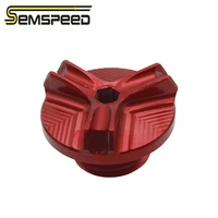 semspeed 1pc motorcycle cnc engine oil filler cap cover drain plug for suzuki gsx s1000f abs gsxs1000 gsx s gsxs 1000f 2015 2020