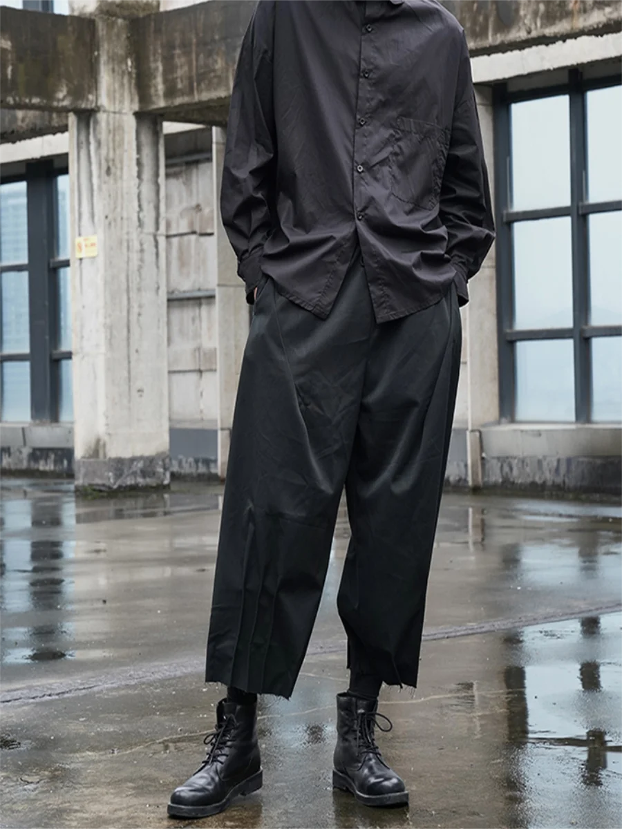 Original design casual pants wide leg 
