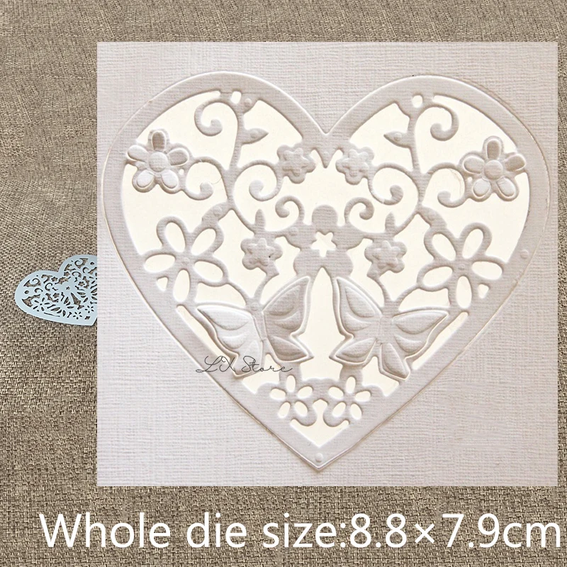 

XLDesign Craft Metal Cutting Die stencil mold flower butterfly heart frame scrapbook Album Paper Card Craft Embossing die cuts