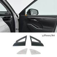 abs carbon fiber car front column a pillar frame panel cover trim styling for toyota highlander 2021 2022 interior accessories