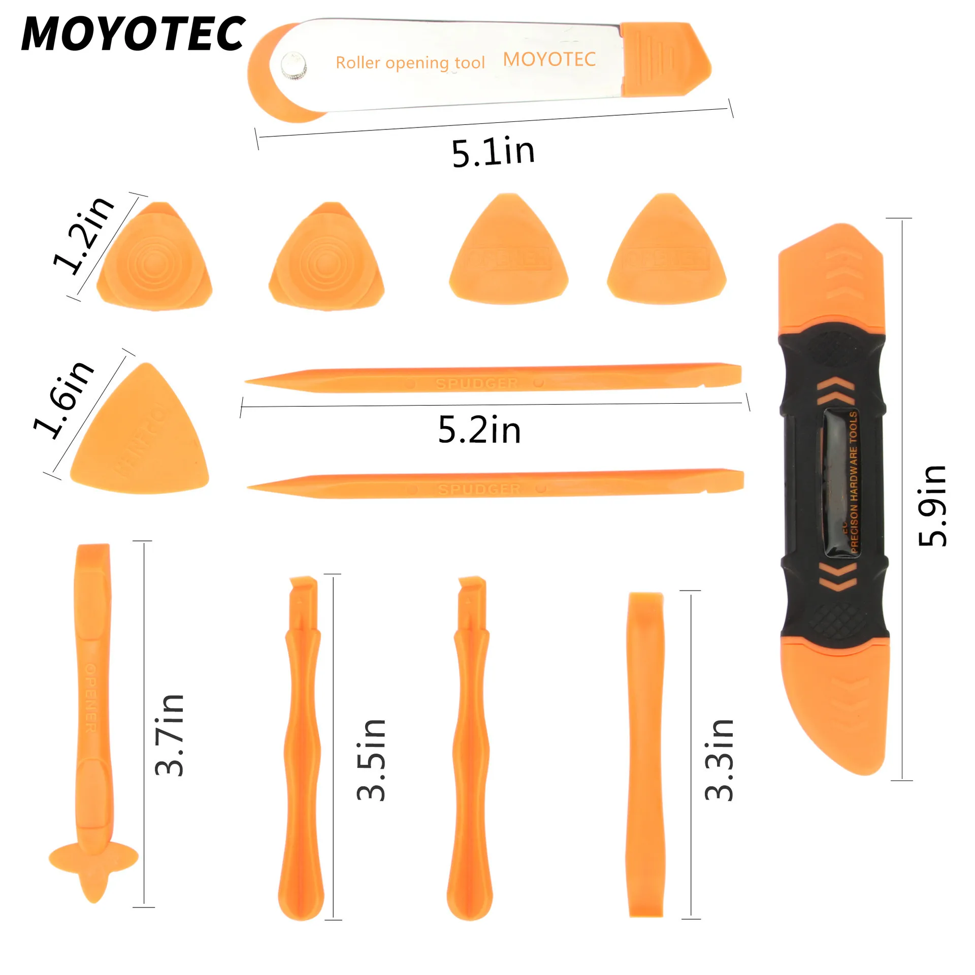 

MOYOTEC 13 в 1 мобильный телефон набор инструментов для демонтажа, Антистатическая лопатка из волокна, многофункциональный набор для разборки, р...