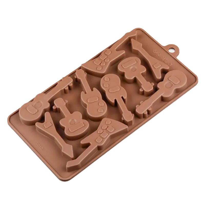 1 шт. силиконовых кейсов для бас гитары Форма пресс форм подноса кубика льда желе