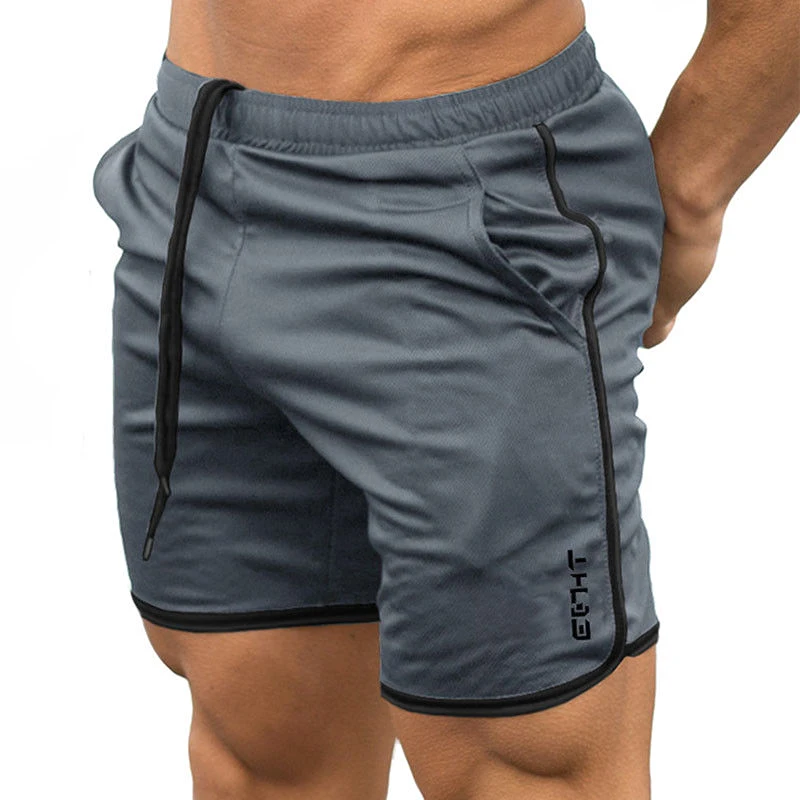 

Quick Dry Running Shorts Men Fitness Gym Training Sports Pants Workout Fitness Sport Jogging Double Deck Summer Man Shorts New