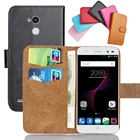 Чехол-книжка ZTE Blade V7 Lite, мягкий кожаный чехол-подставка для телефона 5 дюймов, 6 цветов, кошелек для кредитных карт