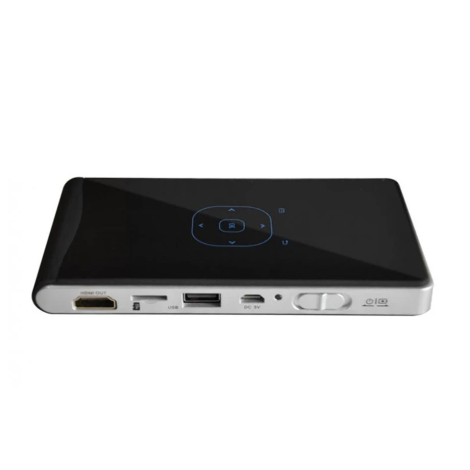 

DLP100M Universal 37.8 Inch Portable Mini LED Projector 800x480 Resolution with Built-In Wireless System for Home Entertainment