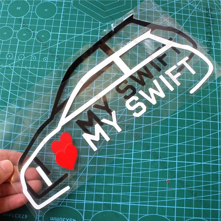 

I love my car Decal, забавная креативная наклейка, автомобильный Стайлинг, дверь, окно, украшение для suzuki swift, аксессуары