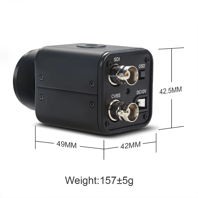 Промышленный CCTV HD SDI 2.0MP 1080P охранная коробка мини без искажений SDI камера