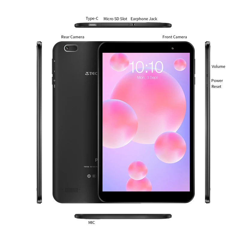Teclast P80h планшет с 8-дюймовым дисплеем четырёхъядерным процессором SC7731E ОЗУ 2 Гб ПЗУ